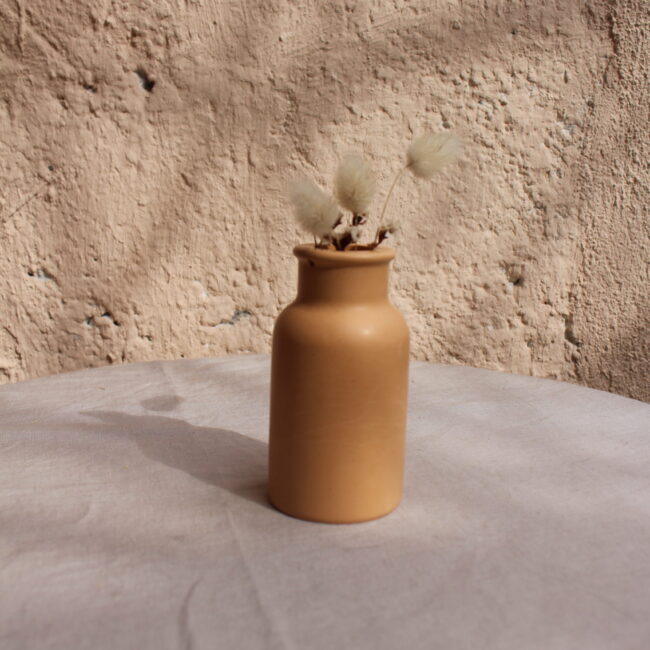Petit vase pour fleur séchées couleur Terracotta